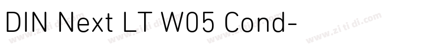 DIN Next LT W05 Cond字体转换